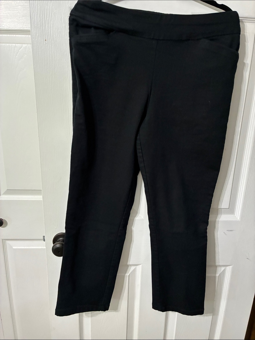 croft & barrow Black Women's Stretch Ponte Pants